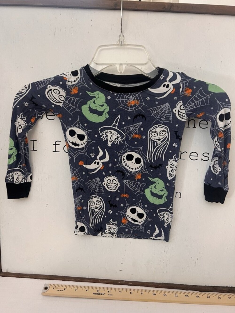 Little Sleepies Nightmare Before Christmas Boys Pajama Top Size 2T.     I